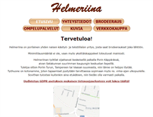 Tablet Screenshot of helmeriina.net